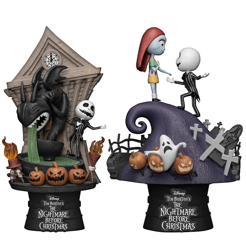 2024 New Christmas Eve Horror Series Halloween Jack Sally Pumpkin King Jewelry Toys Desktop Decoration Birthday Gift For Friends