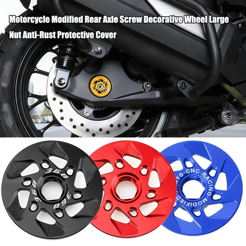 Motorcycle Modified Rear Axle Screw For Zontes 368G 368D 368K 368E 368M Decorative Wheel Large Nut Anti-Rust Protective Cover