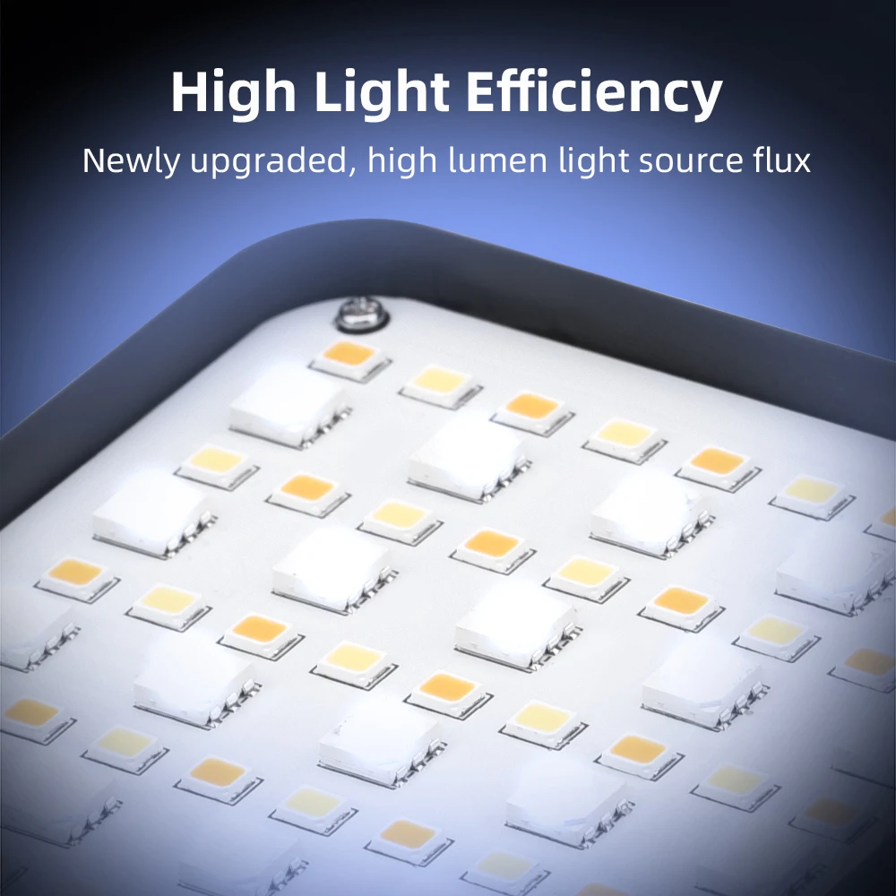 Flymile Phone Light для селфи, 1200 мАч, перезаряжаемая видеолампа для iPhone 16 Pro 15/Samsung Galaxy, фотографические аксессуары