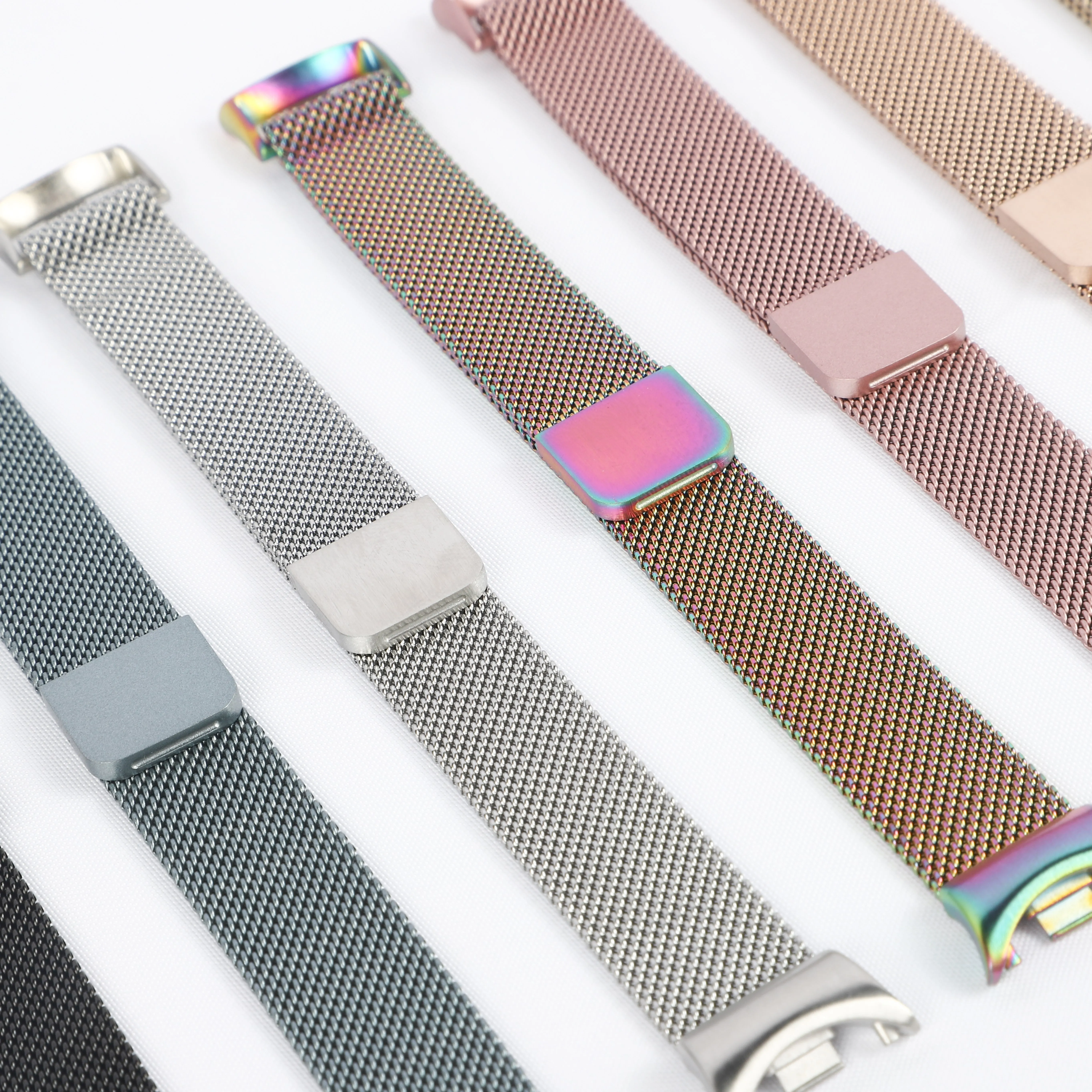 Metallarmband für Mi Band 8 9 10 Miband Zubehör Magnetschlaufe Armband Gürtel Correa Armband für Xiaomi Smart Band 10 Bänder