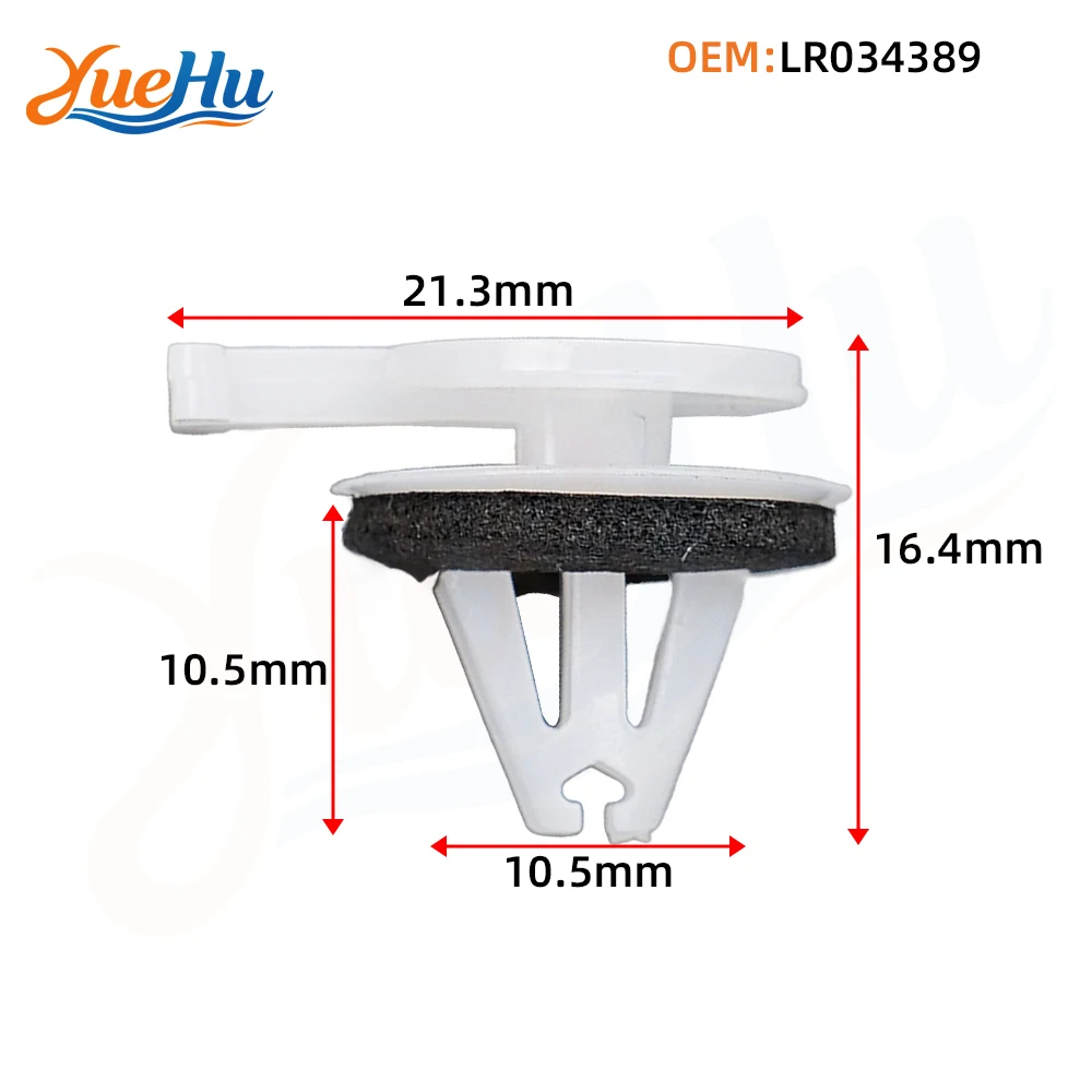 YUEHU 25PCS LR034389  Pillar Retainers with Sealer for Land Rover LR053837 Discovery LR4 Range Rover Sport