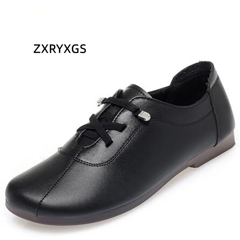 

2022 New Premium Soft Cowhide Women Genuine Leather Shoes Fashion Casual Sneakers Flat Soft Sole Comfortable Shoes Woman Flats