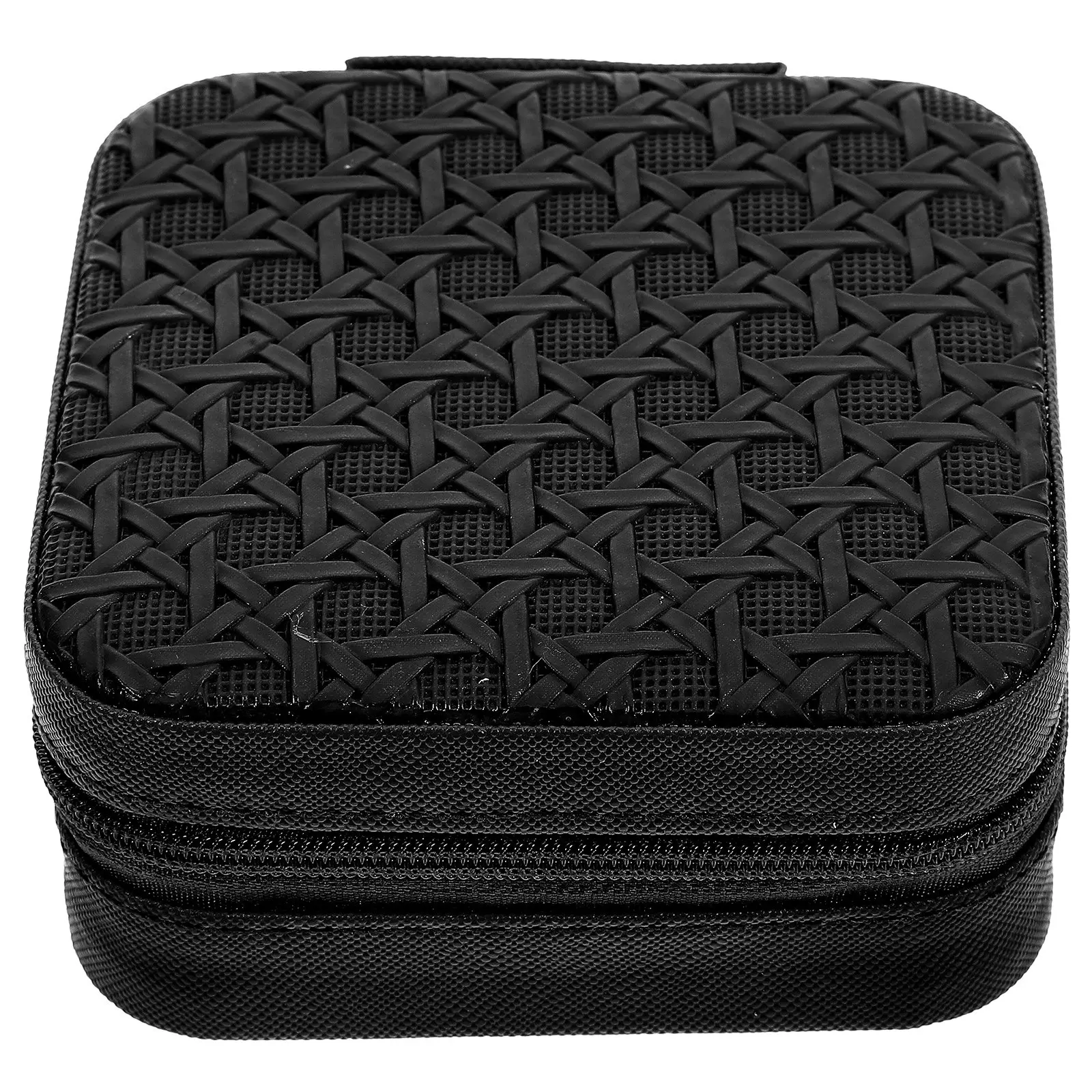 Compact Travel Portable Jewelry Box Organizer Soft Lint Lined Lightweight Holder for Earrings Necklaces Bracelets Brooches