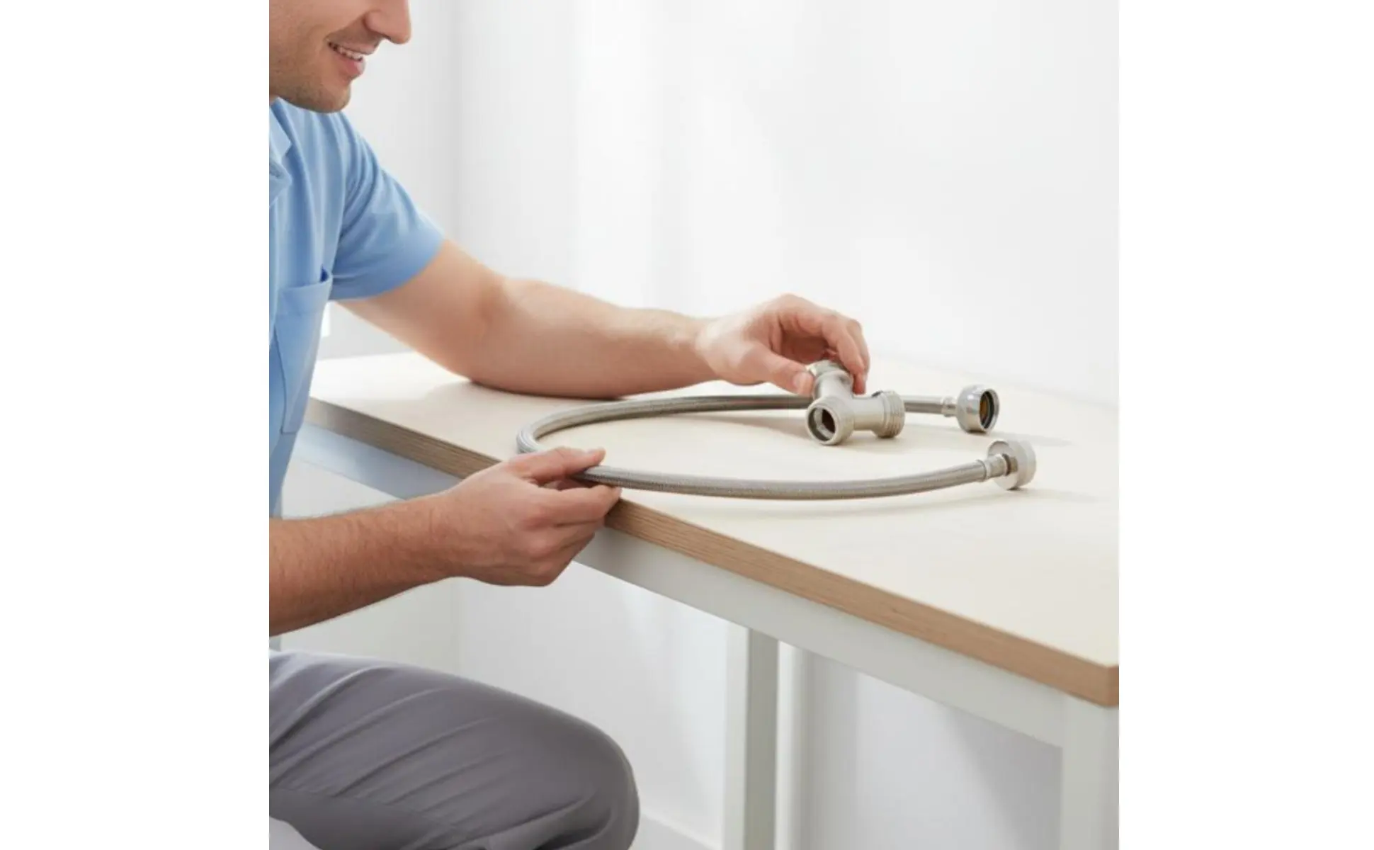 Stainless StainlessFlex Connector Heat-Resistant Flexible Braided Pipe Plumbing Part Long-Lasting for Bathroom Stainless StainlessFlex Connector Heat-Resistant Flexible Braided Pipe Plumbing Part Long-Lasting for Bathroom