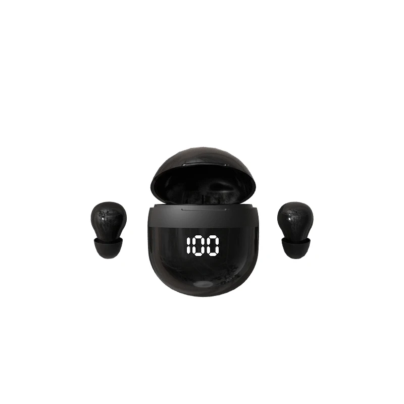 Onzichtbare hoofdtelefoon TWS Mini-oortelefoon Draadloze Bluetooth 5.3-oordopjes met microfoon Ruisonderdrukking In-ear-headset voor telefoon