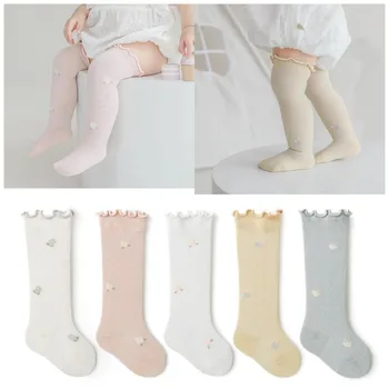 부드러운 귀여운 어린이 무릎 높이 양말, 아기, 소년, 소녀, 코튼 메쉬, 통기성 부드러운 양말, 신생아 긴 양말, 0-3 세 정장, 4 쌍 Best5 부드러운 귀여운 어린이 무릎 높이 양말, 아기, 소년, 소녀, 코튼 메쉬, 통기성 부드러운 양말, 신생아 긴 양말, 0-3 세 정장, 4 쌍 Best5
