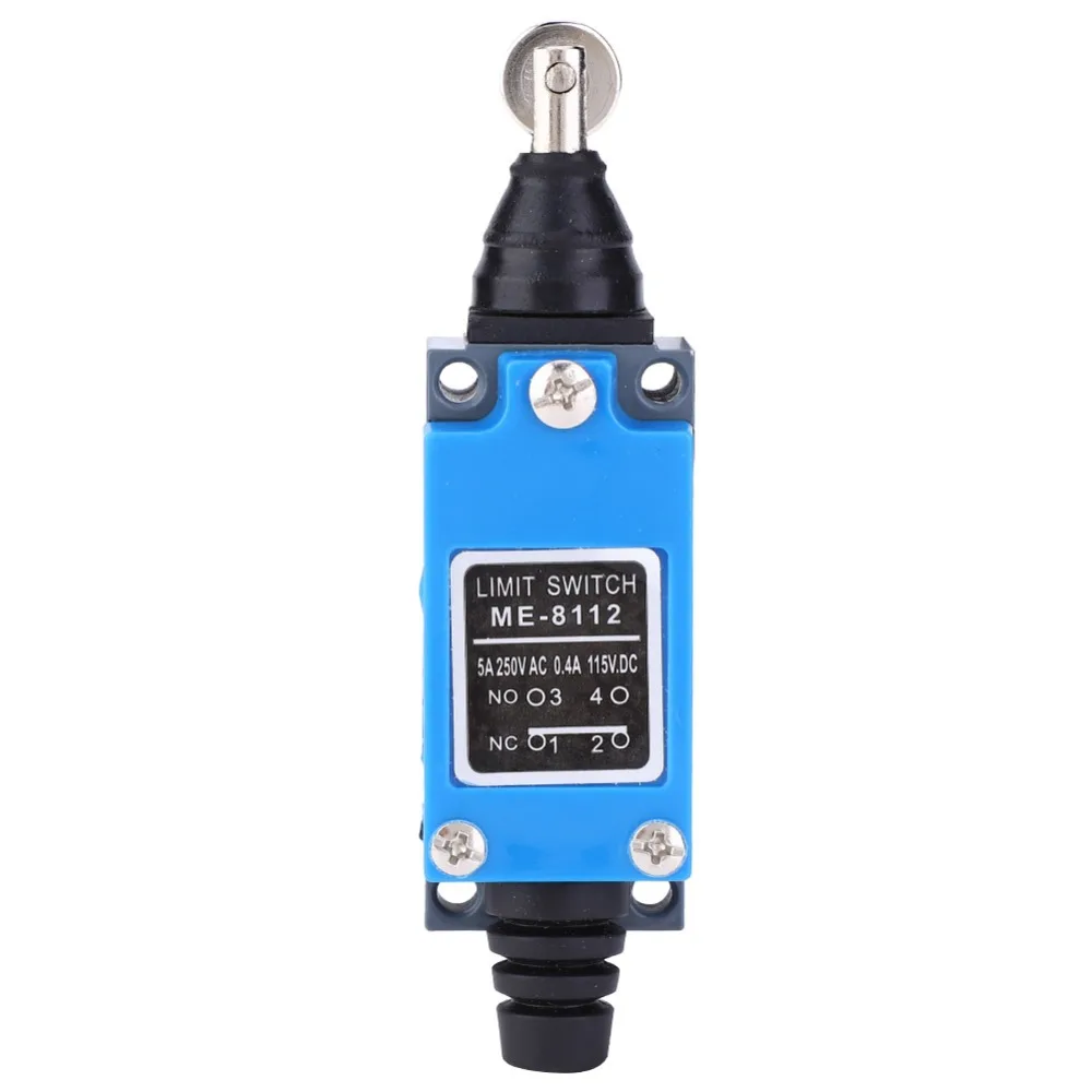 250V 5A Limit Switch 1NC 1NO Waterproof Micro Switch Momentary Parallel Roller Plunger Roller Mini Limit NC-NO Plasma Machine