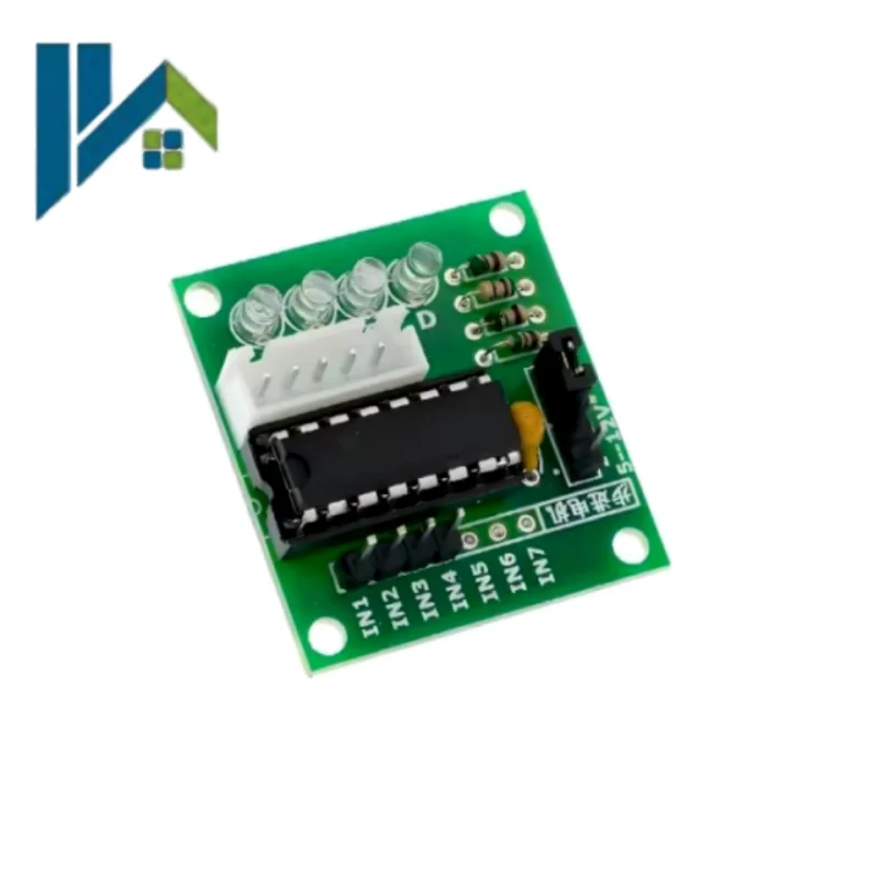 ULN2003 Stepper Motor Driver Board, 5-Wire 4-Phase Step Motor Driver Module, Experiment Test Board