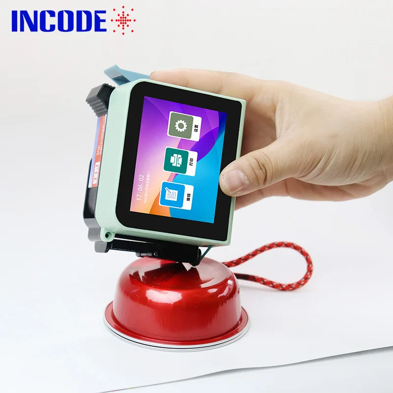 INCODE Mini Hand Held Portable Wireless Mobile Color Wifi Edible Ink Handheld Inkjet Printer Tattoo Printer Provided Main Board