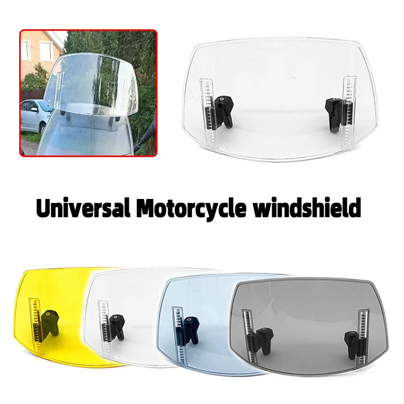 Fit for VOGE Valico SR150GT SR250GT Motorcycle Universal Adjustable Windscreen Wind Deflector Spoiler Extension Accessories