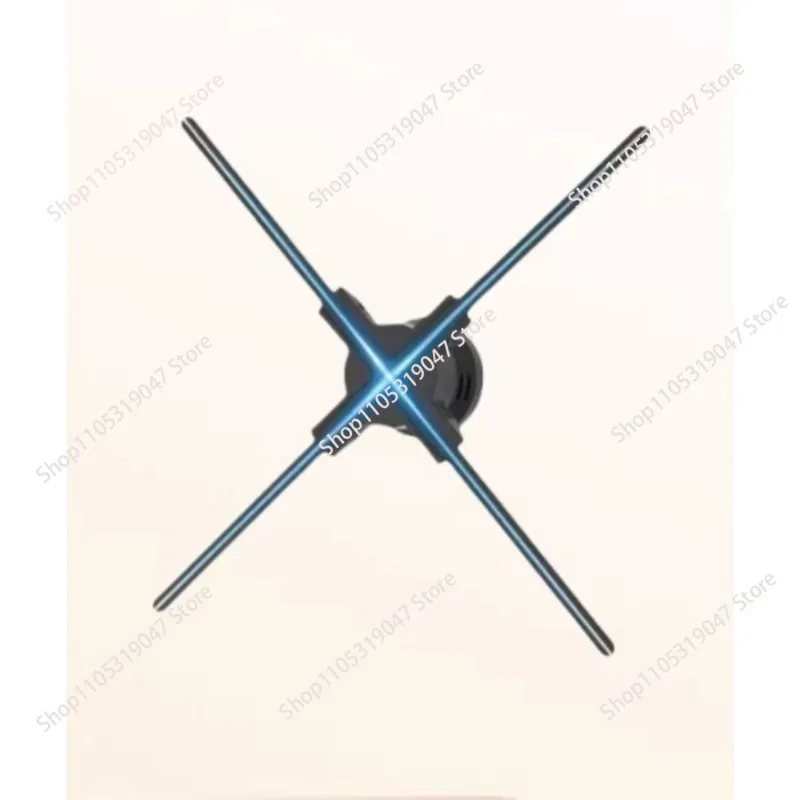 3D holographic synchronous display advertising equipment, 3D LED fan bracket, player, projector