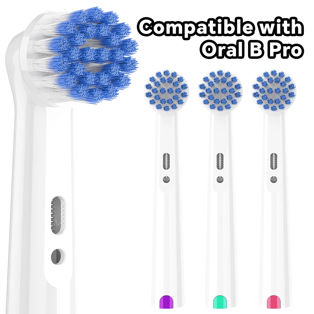 Ultra Soft Replacement Brush Heads Compatible with Oral B Electric Toothbrush, Precision Clean Toothbrush Head(Pack of 4/12/20)