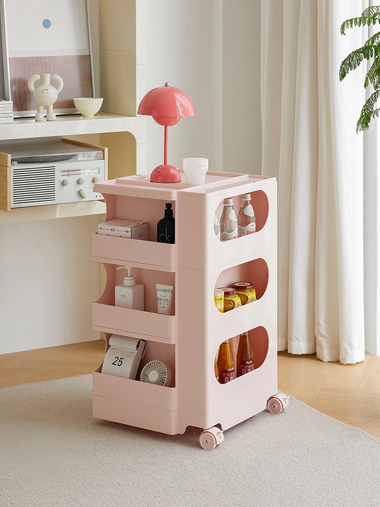 Scandinavian Bedside Table for Storing Snacks and Skincare Products, Easy to Access