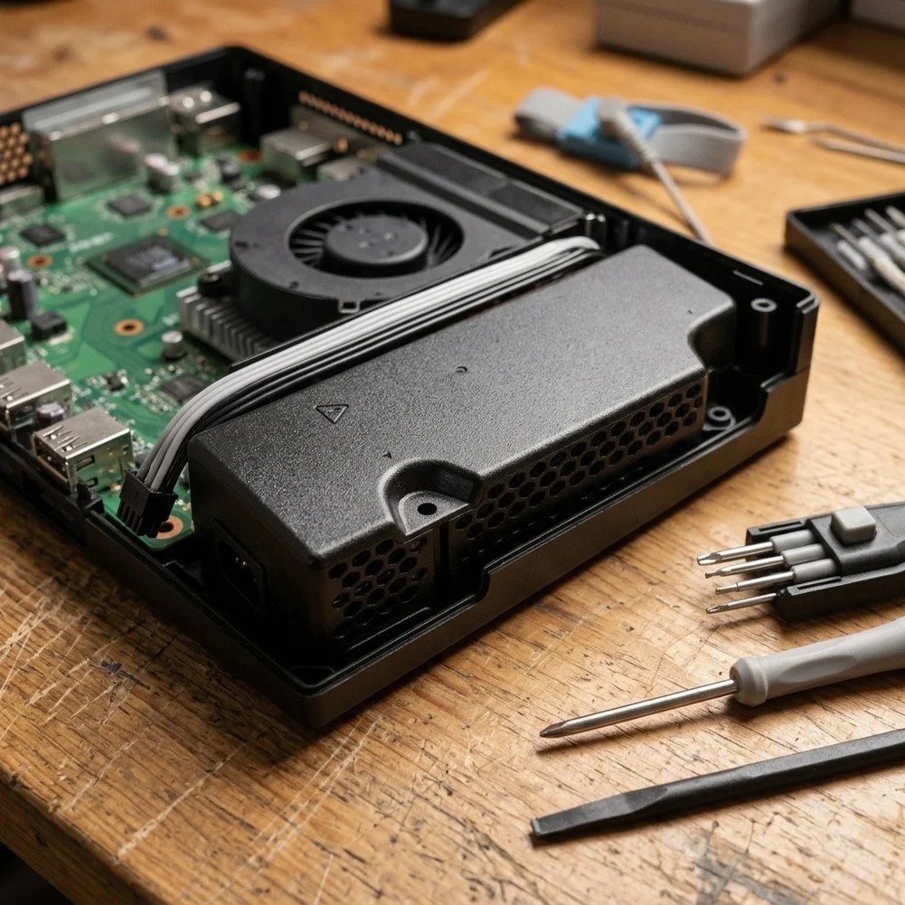 For Quieter Gaming Experience Black Quiet Replacement PSU Reliable Power Delivery Adapter Switching Power Supply