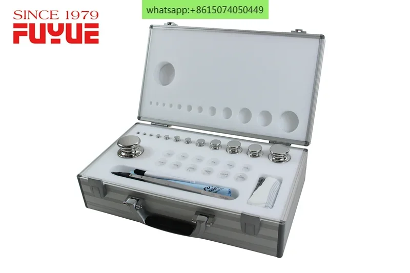 E2 اختبار التوازن الإلكتروني غير المغناطيسي معايرة الوزن الفولاذ المقاوم للصدأ سلسلة الراقية 1 ملغ-1 كجم