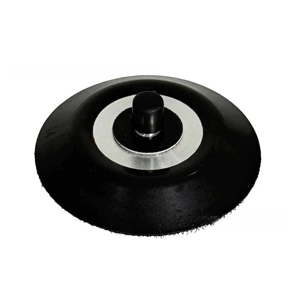3 inch Black Polyurethane Backing Pad for For 9403 Grinder 7125 Sander Precision Fit Polishing Pad for Metal Wood Surfaces