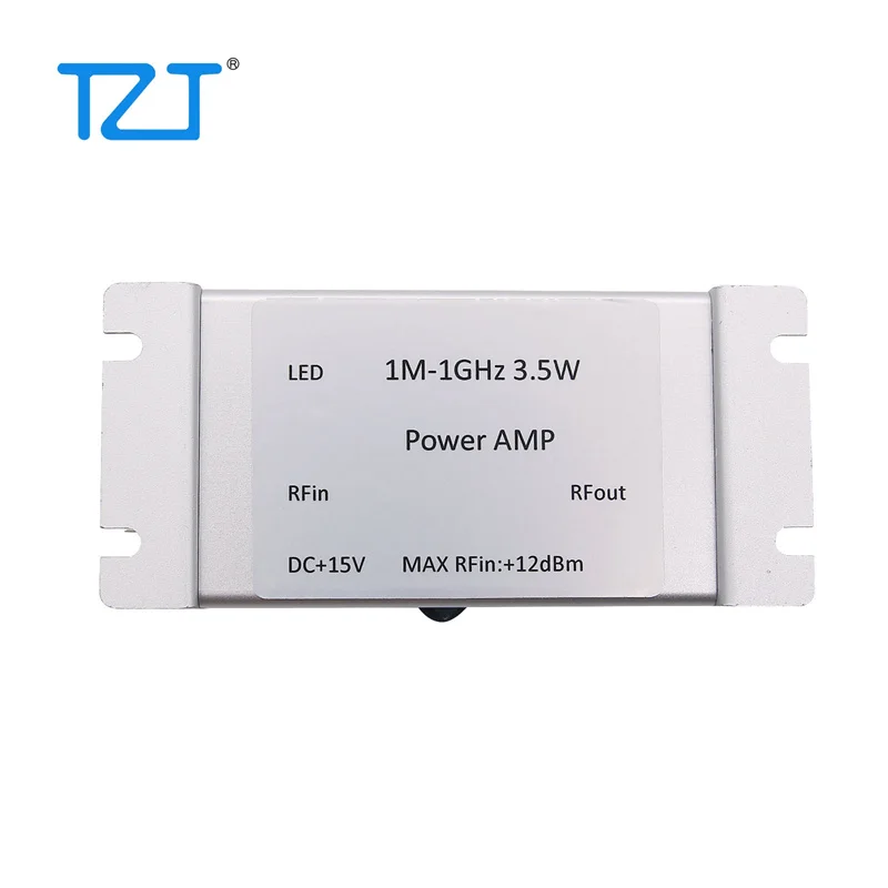 TZT 1M-1000MHz 3.5W Broadband RF Power Amplifier HF FM VHF UHF RF Power Amplifier