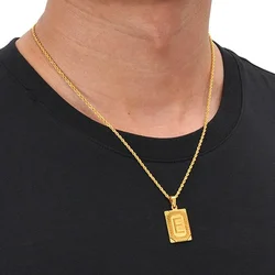 A-Z Letter Necklace for Women Men Custom Name Choker 26 Letter Collars Stainless Steel Jewelry No Tarnish No Fade 2025 New Trend