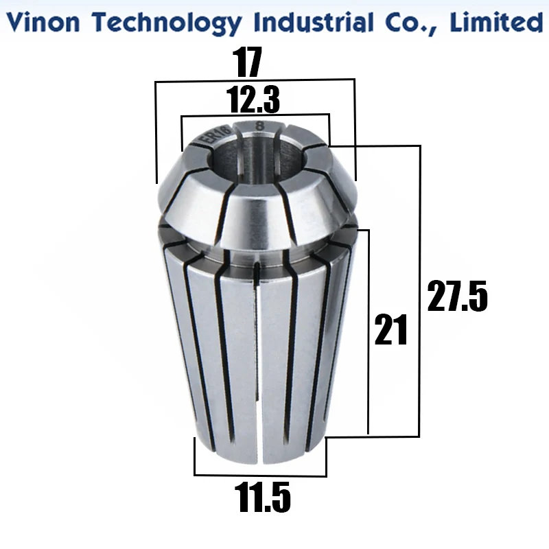 

Ø0,5/0,8/1,0/1,5/2,0/2,5/3,0/3,5/4,0/4,5/5,0/5,5/6,0 мм ER16 Пружинная цанга ER16 Зажим Эластичная трубка Зажим Обрабатывающий центр с ЧПУ