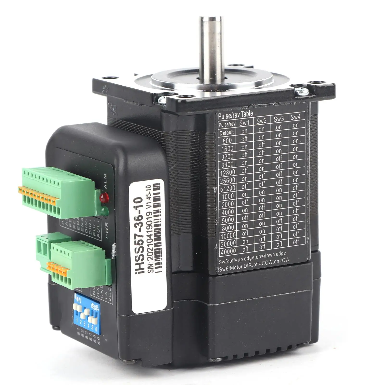 

NEMA23 1Nm Stepper Motor Driver Kit 36VDC IHSS57 36 10 High Torque Servo Control System