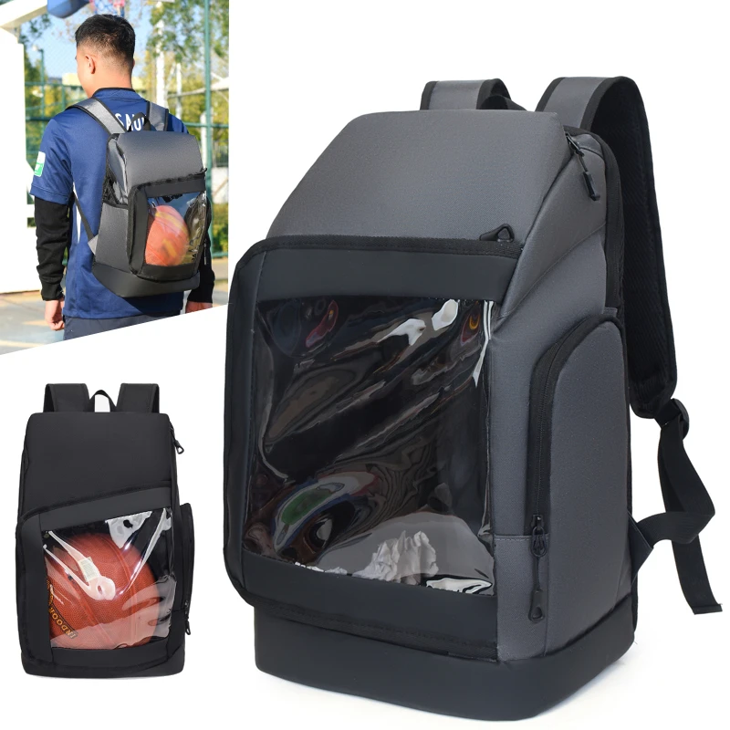 

Basketball Backpack Multi-Functional Training Storage Bag Outdoor Soccer Football Rucksack Large Sports Gym Dual-Shoulder Bag