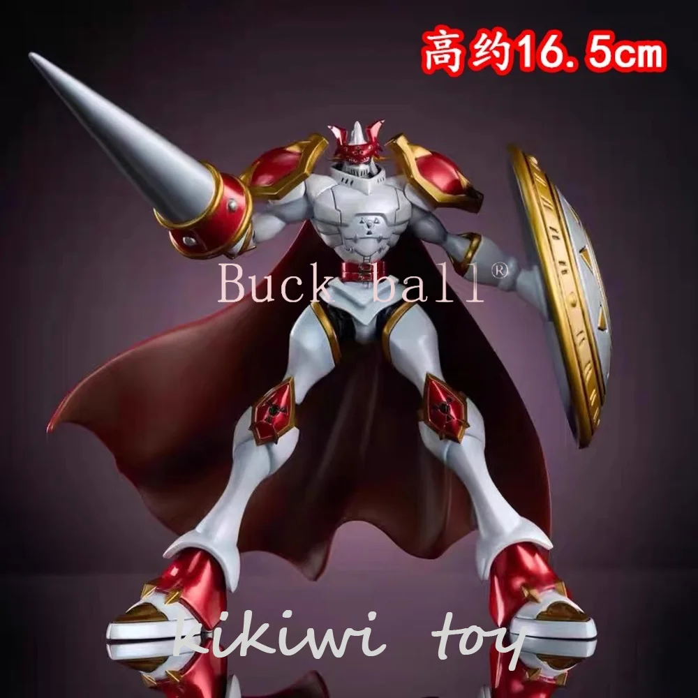 17cm Digimon Adventure Anime Figures Dukemon Figure Pvc Statue Model Collection Ornament Gk Doll Decor Models Desktop Toys Gifts