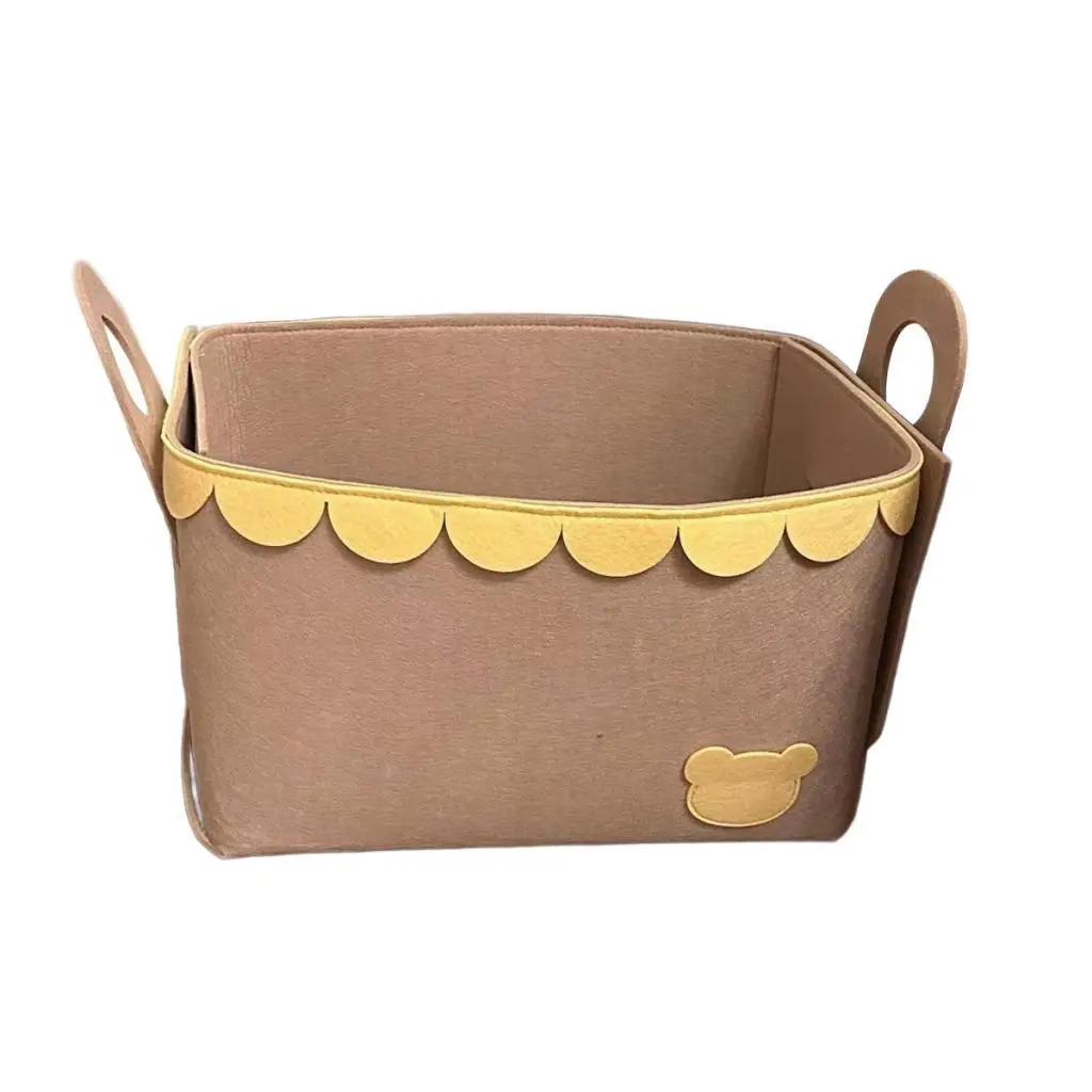Foldable Clothing Storage Box Stackable Blanket Toys Collapsible Storage Bin for Classroom Living Room Shelves Bedroom Washroom