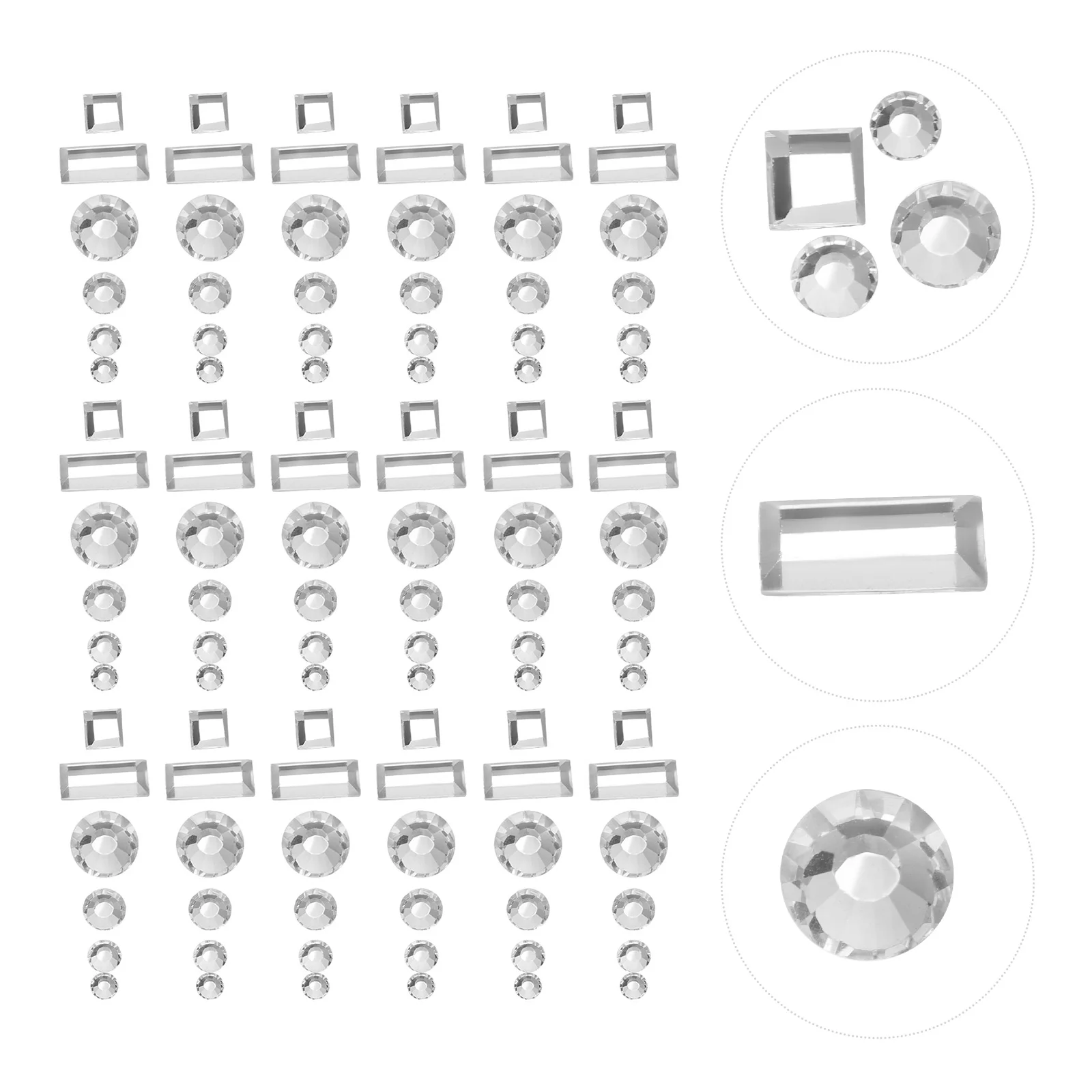 

Shaped Drill Gems for Nails Beautiful Art Accessories Fashion Silver Rhinestones Nail Studs Decorations DIY Manicure Jewelry