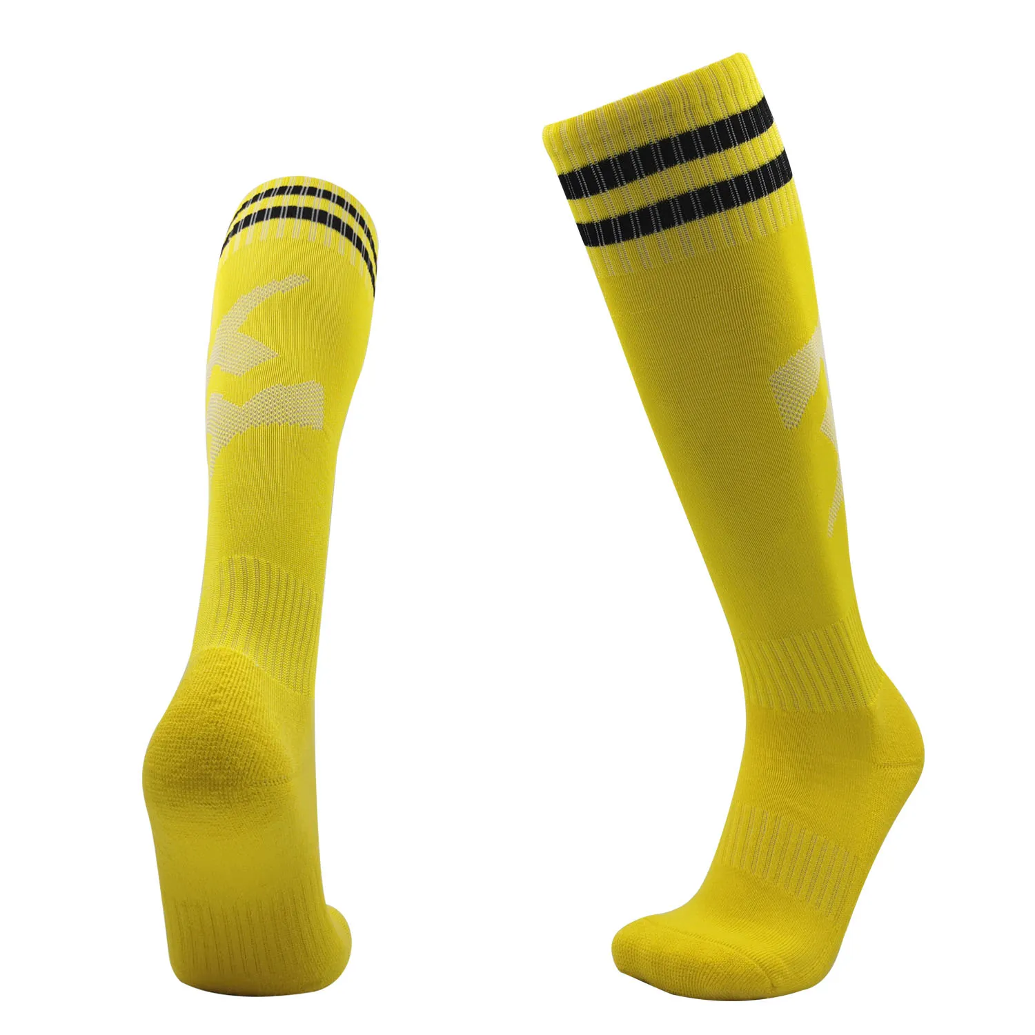 Fußball Socken Hohe Qualität Lange Röhre Knie Baumwolle Kinder Legging Strümpfe Fußball Baseball Laufen Sport Erwachsene Kinder Socken – Detail 15