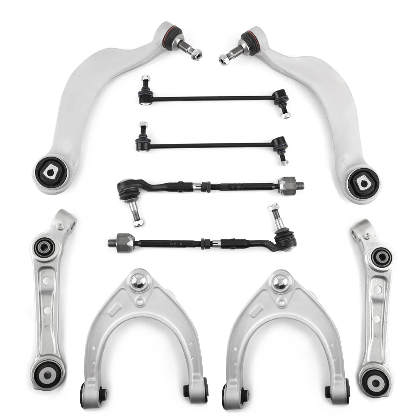 10X Front & Rear Lower Control Arm Kit for BMW 5 6 Series F06 F10 F12 F13 xDrive  31126775967 31126777733 31126777734