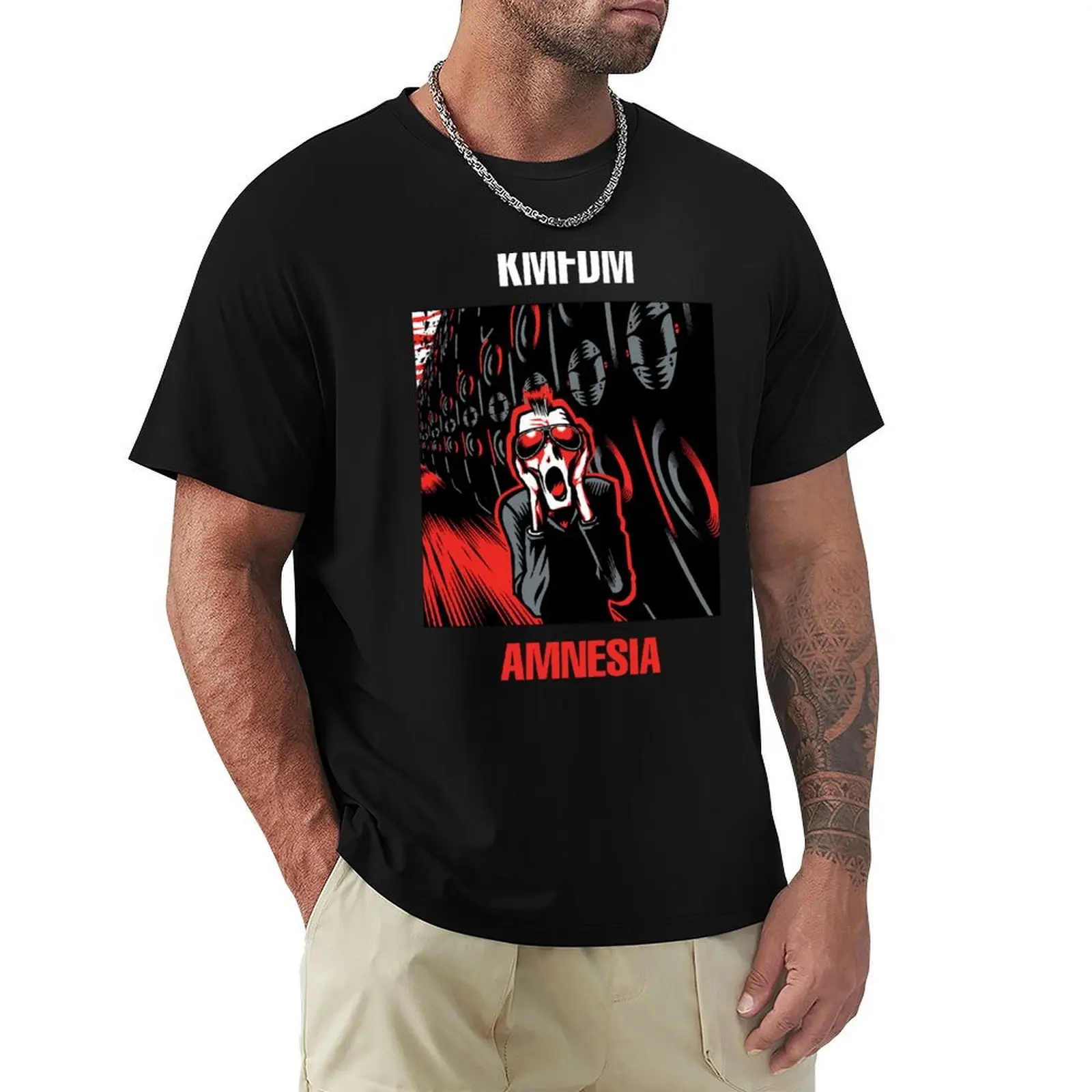 

KMFDM Amnesia T-Shirt clothes vintage clothes cute tops Men's t-shirts