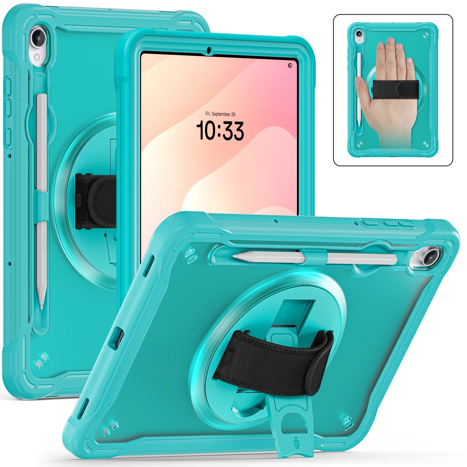 

Silicone-PC protective cover with rear bracket suitable for Samsung Galaxy Tab S11 2025 11" tablet computer protective cover