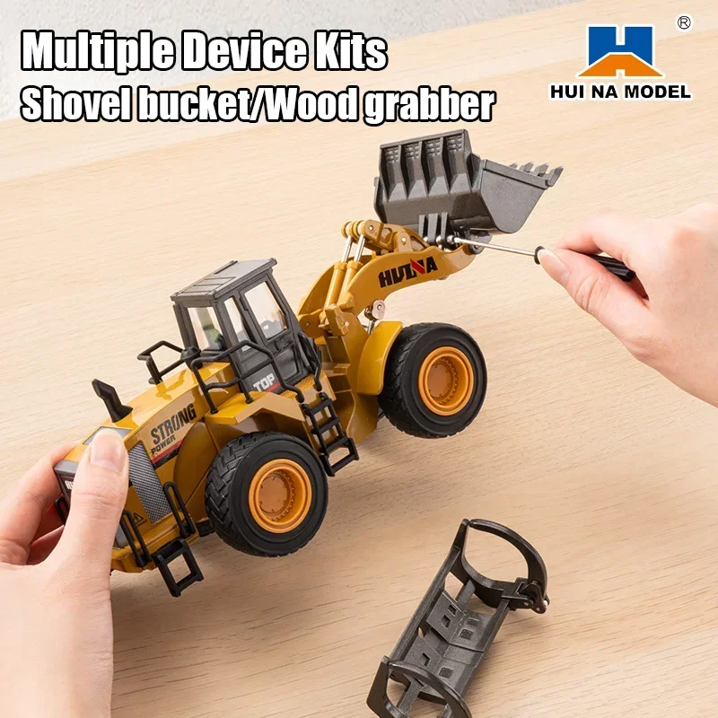 huina-1-40-alloy-simulation-forklift-excavator-track-truck-model-engineering-drill-bit-ripper-movable-vehicle-kids-toys-gifts