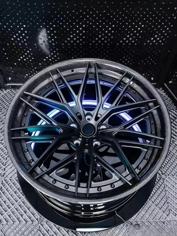 Series 16-24 Inch 2-Piece Carbon Fiber Wheels Ultra Lightweight High Strength Concave Design Matte Black New 40mm 25mm