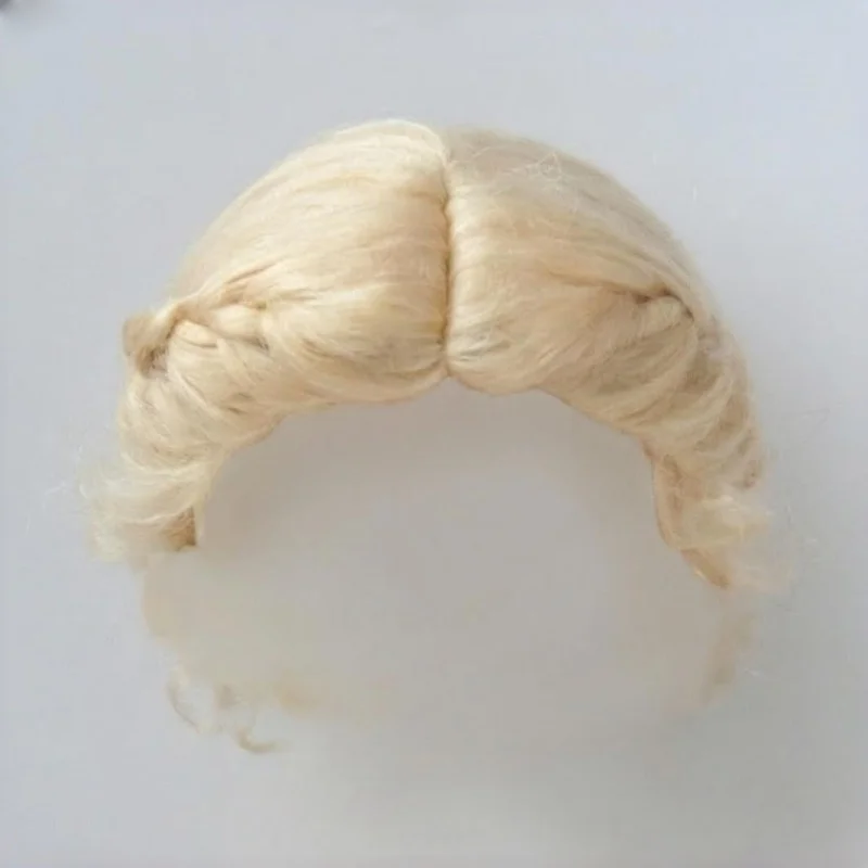 Full Sizes Mohair Doll Wigs  JD089  1/12 1/8  1/6 1/4 1/3 Classic Twist Circle Braids Mohair BJD Hair Qbaby Blythes Doll Wigs