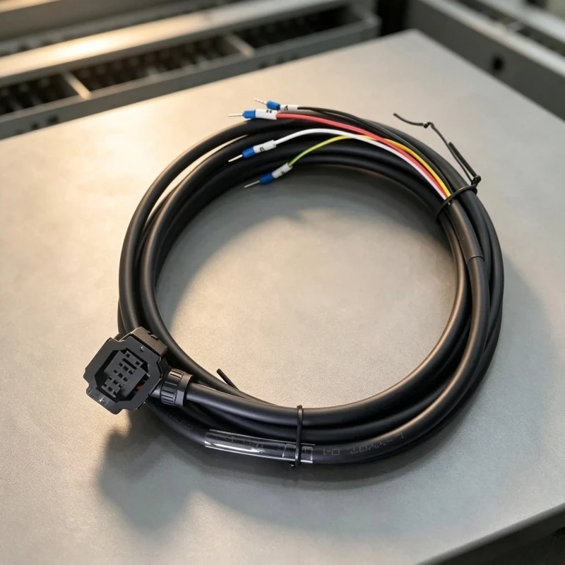 For MS1HI Servo Motor Encoder Cable Power Cable Brake Cable S6-L-P124-3.0-TS B107 M107 Shielded Wire Servo Accessories