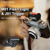 TTArtisan Flash Light Mini Fill Light Flash Trigger Wireless Control 5600K 350mAh Portable Retro Vintage Film Effect Cold Shoe
