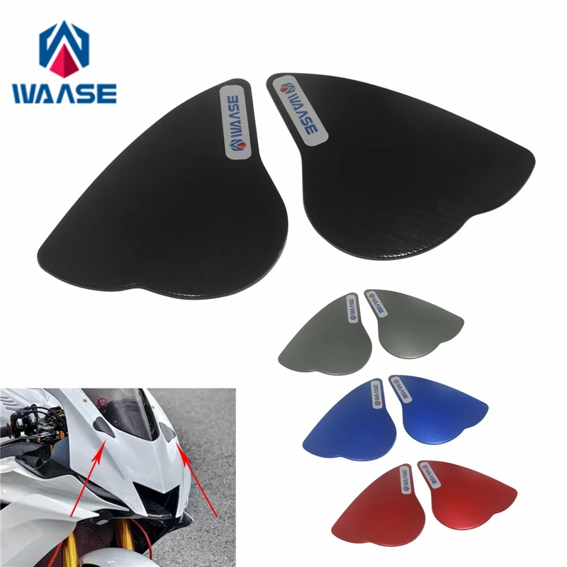 waase For Yamaha YZF R6 2017 2018 2019 2020 2021 2022 2023 2024 Rearview Mirror Seat Decorative Cover Mirror Base