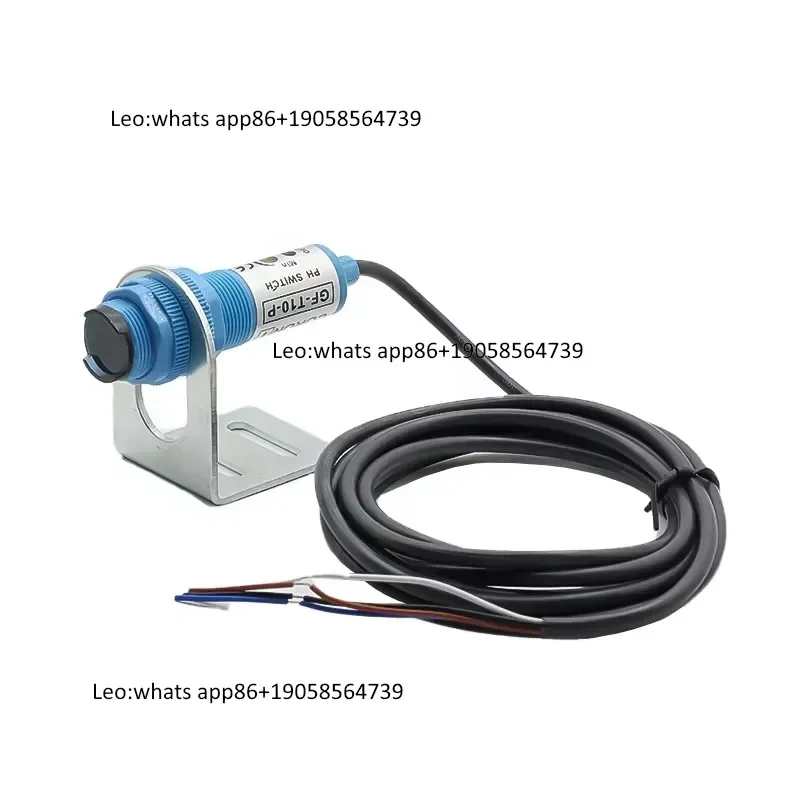 GF-R30 NPN Easy Installation Optical Sensor Plastic Thread Cylindrical Photoelectric Specular Reflection 0-4m Range