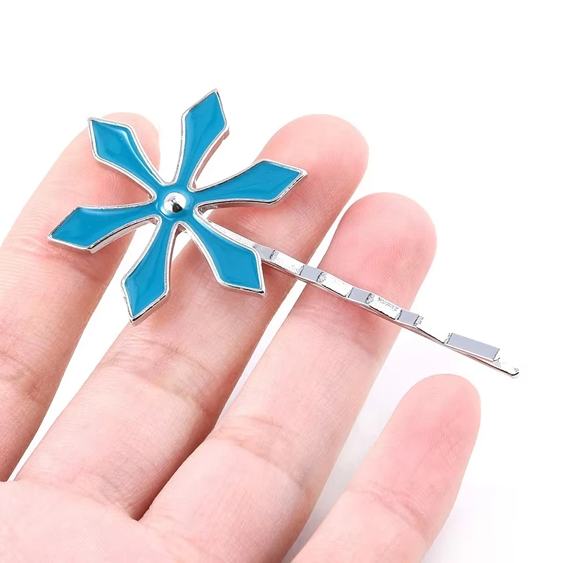 Cartoon Bleach Inoue Orihime Hair Clip Character Props Anime Metal Hairpin Headwear Jewelry Cosplay Prop Accessory Gift