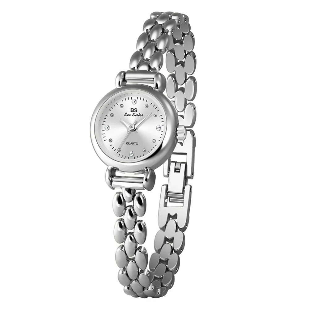 

BS Bee Sister новые легкие роскошные минималистичные женские часы с цепочкой, темпераментные модные элегантные кварцевые женские часы, подарки
