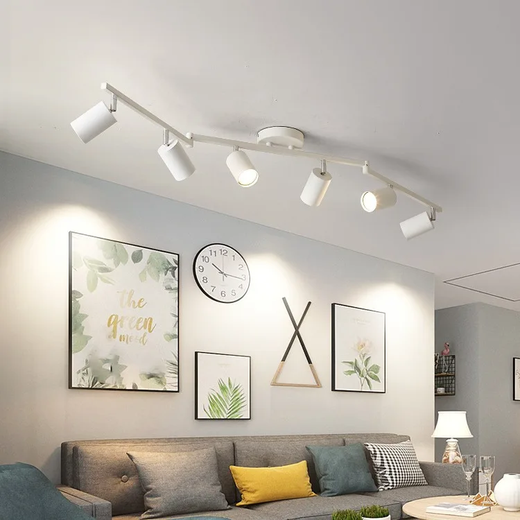 Nordic, lampu sorot, lampu langit-langit, rumah tangga, ruang ganti, lampu downlight, ruang tamu, lampu sorot, toko pakaian