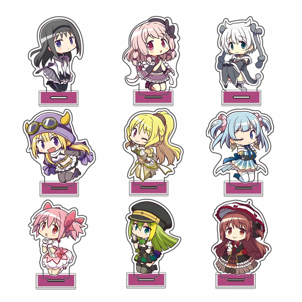 Anime Puella Magi Madoka★Magica 10cm Acrylic Stand Homura Akemi Tabletop Decorations Accessories Decor Gifts Exquisite Products