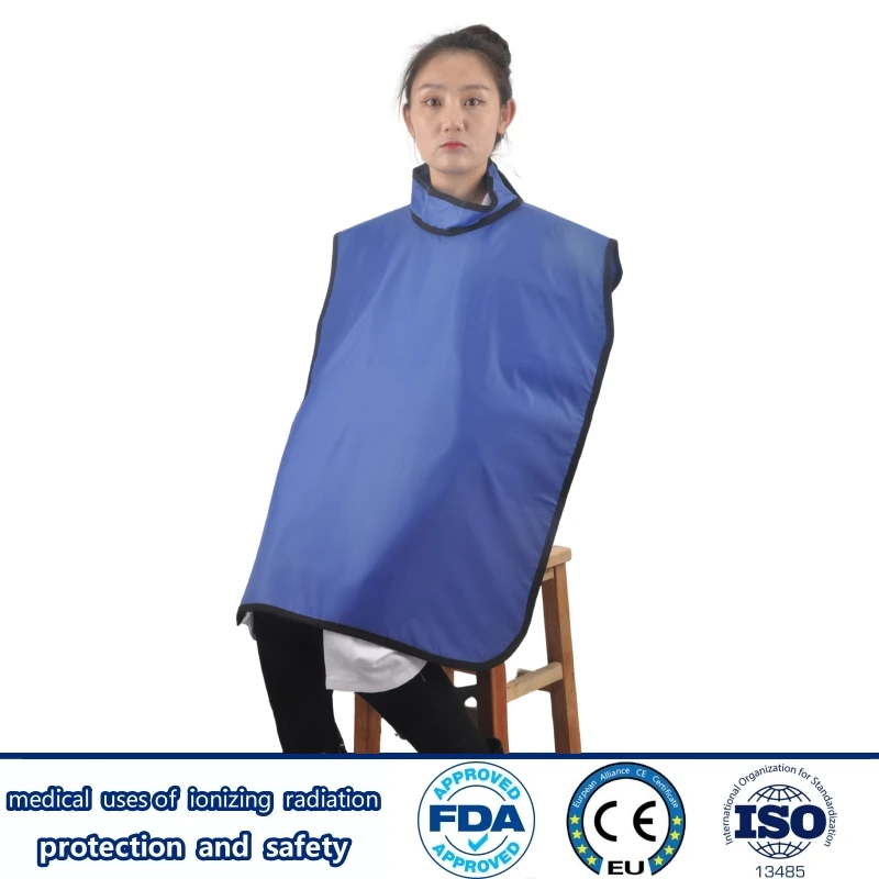 Recommend x-ray gamma ray protective 0.5mmpb dental apron with collar Radiology department radiological protection lead clothes