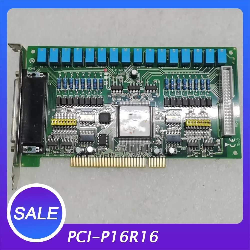 

16-channel isolated digital input relay output card PCI-P16R16