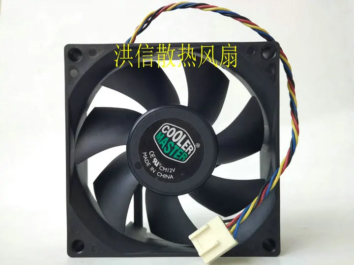 COOLER MASTER A8025-42RB-6IP-PI DC 12V 0.54A 80x80x25mm 4-Wire Server Cooling Fan