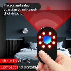 Anti peeping detector hidden camera safety  spy stealth tools professional infrared presence detection scanner rf detector