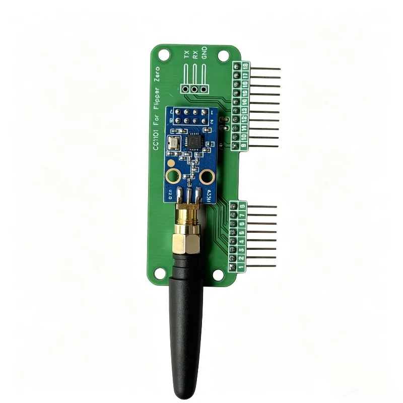 CC1101 SubGhz External RF Module 433MHz Wireless Transceiver Board Compatible with Flipper Zero for DIY Experimental Signal Rece