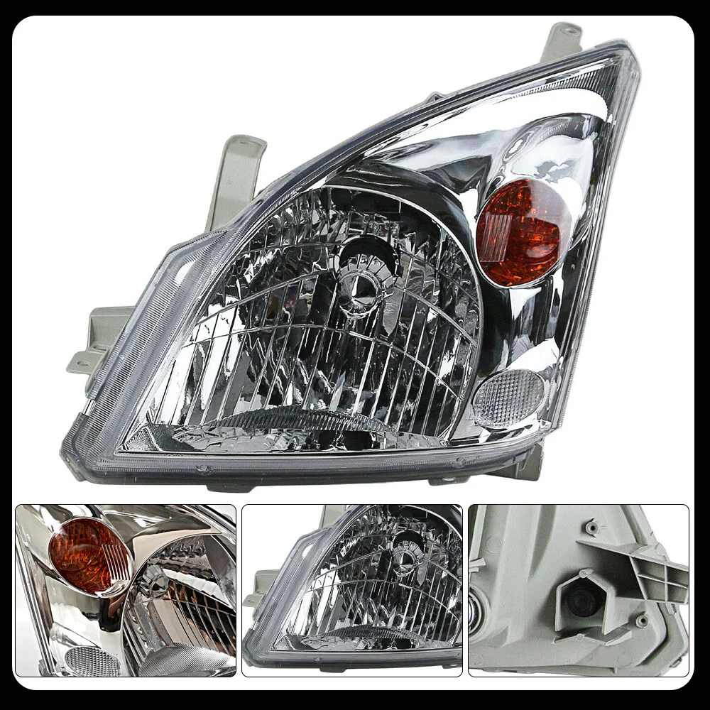 Manual Adjustment Headlight For Toyota Prado LC120 2003-2009