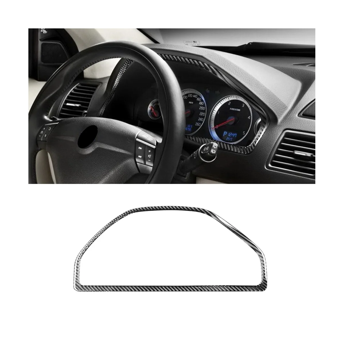 Instrument Meter Speedometer Frame Cover Trim for Volvo XC90 03-14